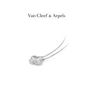 【Original】van cleef necklace VCA18K gold lucky four-leaf clover necklace Alhambra series 18K white g