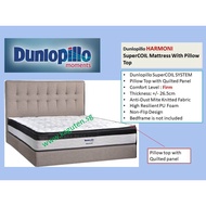 Dunlopillo HARMONI SuperCOIL Mattress With Pillow Top [KAGUTEN/ FREE DELIVERY]
