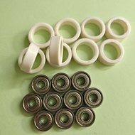 Bộ 10 cái somi nhựa PA(mẫu cải tiến) và 10 cái bạc đạn 608 tháo máy nhật bãi dùng chế cho B3 B4 B5