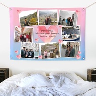 客製化 掛布 愛心