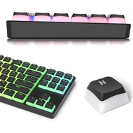 XDA Profile Pudding Keycaps Set, PBT Double Shot, Translucent, Compatible with 60%/65%/75%/80%/100% 