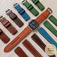 Casio Ae-1200Wh Ae-1200Whd Handmade Leather Watch Strap
