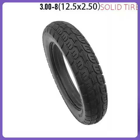 12Inch 3.00-8 (12.5x2.50) Solid Tire Explosion-Proof Tyre 12 1/2X2 1/4(62-203) Polyurethane Wear-Res