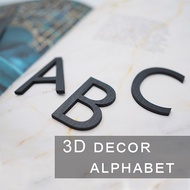 [Ready Stock] 3D Block Letter (Alphabet) Wall Decoration Kayu Huruf Abjad Kata Hiasan Dinding Dekorasi