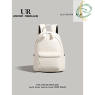 At0 UR Alligator Texture Cowhide Rucksack Women Summer 2025 Fresh Arrival Student School Bag Large C