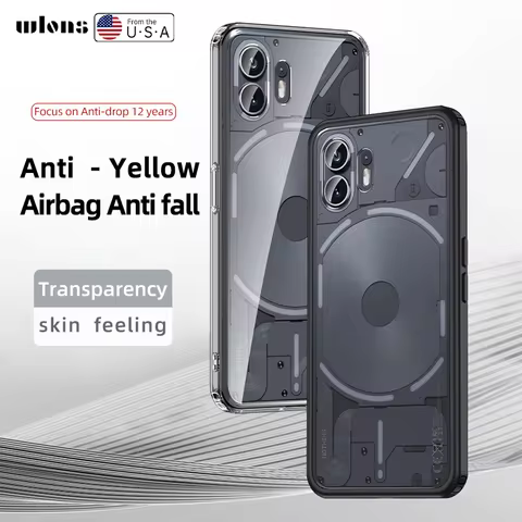 For Nothing Phone 2 Matte Frosted & Transparent ice Crystal Shockproof Case for Nothing Phone2 Rugge