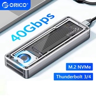 100% Original ORICO USB4 40Gbps High Speed M.2 NVMe SSD Enclosure Thunderbolt 3/4 USB A Type C Exter