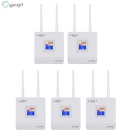 5X CPE903 Lte Home 3G 4G 2 External Antennas Wifi Modem CPE Wireless Router with RJ45 Port and Sim Card Slot EU Plug