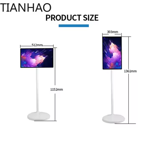 2025 LG 32-Inch Portable 4K Smart TV - Touch Screen Interactive Wireless Display with 8K Upscaling