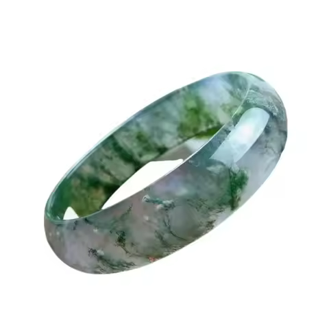 Water grass agate Water grass clear transparent jade bracelet bangle bangles for women jade bracelet