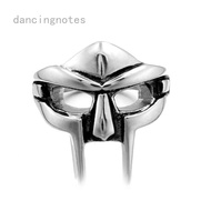 DN Anime Goth Hip Hop MF DOOM Mask Rings For Men Gladiator Punk Style Egyptian Pharaoh Retro Jewelry