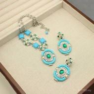 Earrings Earrings Accessories Jewelry Exaggerated Medieval Dress Single Product Fresh Jewelry Heavy 