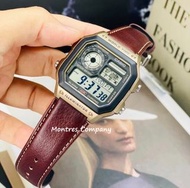 Montres Company 香港註冊公司(33年老店) 卡西歐 CASIO 世界地圖 十年電池壽命 100米防水 AE1200 AE1200WHL AE-1200 AE-1200WHL AE-12