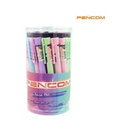 ปากกาหมึกน้ำมัน Pencom OG-41 Fancy ปากกาลูกลื่น น้ำเงิน 0.5 mm. 1x36 ด้ามสีพาสเทล