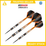 {FREE Flight + Shaft} Red Dragon Dart Amberjack 2  Steel Tips Dart 21G