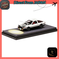 HJ64 1/64 Toyota Sprinter Trueno GT APEX (AE86) / Initial D Engine Model with Wataru Akina Completed