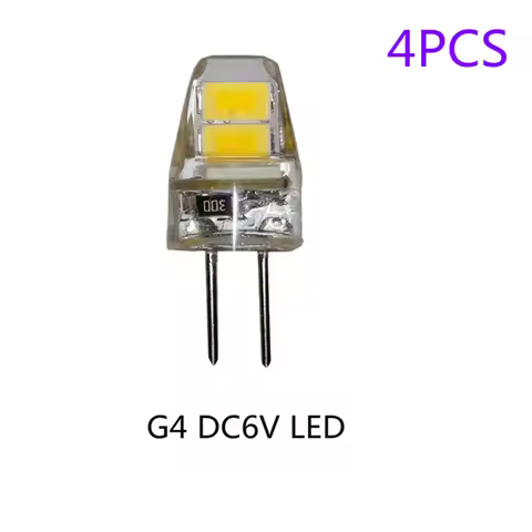 4PCS Microscope Bulb G4 6V Microscope Bulb LED DC6V G4 LED 6V microscope light source 6V G4 DC6V LED