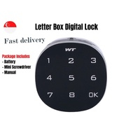 🔥SG Ready Stock🔥SG Mailbox Letter Box WT Digital Lock Smart Digit Keyless Mailbox Digital Lock for HDB Condo