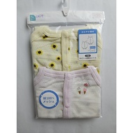 [SG Stock] 0-3 Years 2pc Breathable Mesh Cotton Baby Toddler Girl Sleeveless Romper (LB39)