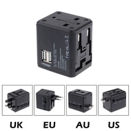 Universal Travel Adapter Plug 2 USB 2.1A Charger US/AU/UK/EU
