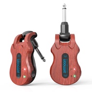 onlylove ammoon Wireless Guitar System Audio Digital Transmitter Receiver Built-in Rechargeable Batt