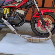 Knalpot RX King RX Spesial Model Kolong PDK Repsol Stainles Original GHS Racing Power Super Njambak