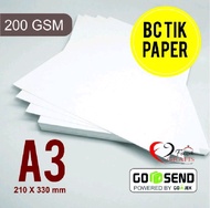 kertas Bc tik A3 isi 10 lembar/bc tik 200gsm/kertas gambar/kertas piagam