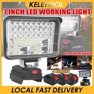 Emergency light 7inch Cordless LED Work Light Spotlight Makita 18V Battery Flood Light Battery Light