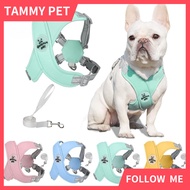 Shaped Pet Harness Vest with Leash for Small Meidum Dog Reflective Puppy Cat Harness Walking Chest S