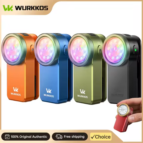 Wurkkos HD03 680LM Mini Clip Light USB C Rechargeable Pocket Flashlight Spotlight/Floodlight Portabl