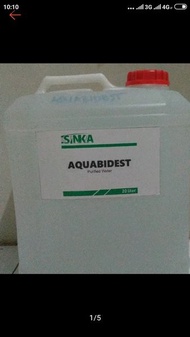 aquabidest 20 ltr