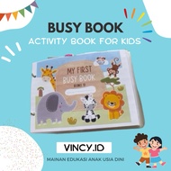 VINCY.ID Busy Book: The Most Complete Activity Book for Children 2 3 4 5 6 Years Old