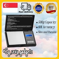 [LOCAL SELLER] Pocket Scale + Free Batteries / Jewellery Scale / Stainless Steel Digital Electronic 