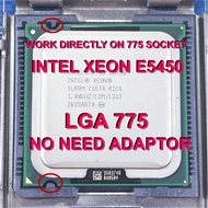 Intel Xeon E5450 modified socket 775 beat Q9650 Q9500 Q9505 Q9550 processor