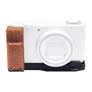 Wooden L-Shape Handle Grip Vertical Shooting Mount Quick Release Plate for Sony ZV1 ZV1II ZV-1F DSLR Camera Extension Mount