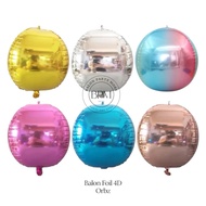 (PER PCS) JUMBO 4D ORBZ BALL FOIL BALLOONS / 4D FOIL BALLOONS / JUMBO TENNIS PADEL FOIL BALLOONS