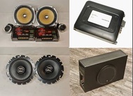 carrozzeria TS-V7A分音+GM-A5400 4ch amplify+TS-F1640 同軸+Rockford Fosgate P300-8P 低音