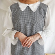 ASKA.ID - JOY MONOCHROME BLOUSE FASHION BLOUSE TOP MUSLIMWanita MONOKROM