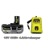 RYOBI ONE 8.0Ah high-performance lithium battery no memory effect low self discharge suitable for al