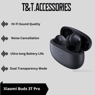 Xiaomi Buds 3T Pro Noise Cancellation , Dual Transparency Mode (Global Version）