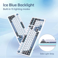 Mechanical Gaming Keyboard, 98 Keys Led Backlit Programmable Keyboard, 96% Wired Computer Keyboard