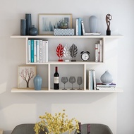 (Spot goods)Wooden Wall Shelf Set Book Shelf Wine Rack Floating Wall Shelves Display Rack With Nail