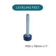 Leveling Feet M10 x 78mm x 1" (Set Of 4) Decorative Legs Easy To Use Strong And Durable