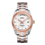 D131RWH Men's Gold Strap Cream Dial Automatic Mechanical Dual Calendar Watch