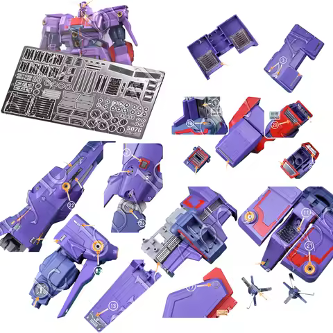 for HG 1/144 MRX-010 Psycho Mk-II AW9 S76 MADWORKS Metal Detail Up Add-on Parts Etched PE Sheet High