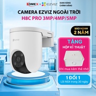 EZVIZ outdoor Camera H8C PRO 3MP/ 4MP/5MP with wifi connection - H8C uses 4G sim card for 2-way conv