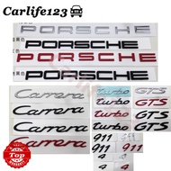Porsche Logo 911 Carrera S logo GTS Turbo Car Rear Tail Sticker Emblem Badge