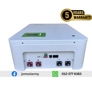 10.24kWh 51.2V 200Ah LiFePO4 Lithium Wall Mount Battery - Built-in BMS - Grade A Cells - Jomsolar