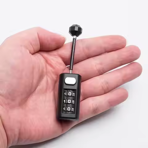 340D Luggage Travel Digit Number Code Lock Combination Padlock Safe Lock for Gym Digital Locker Suit