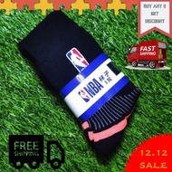 NBA Socks 3 Pair / Nba Logo Basketball Thick Cotton Socks / Premium Cotton Socks / Training Gym Sock